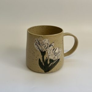 ספל חלמוניות לבנות